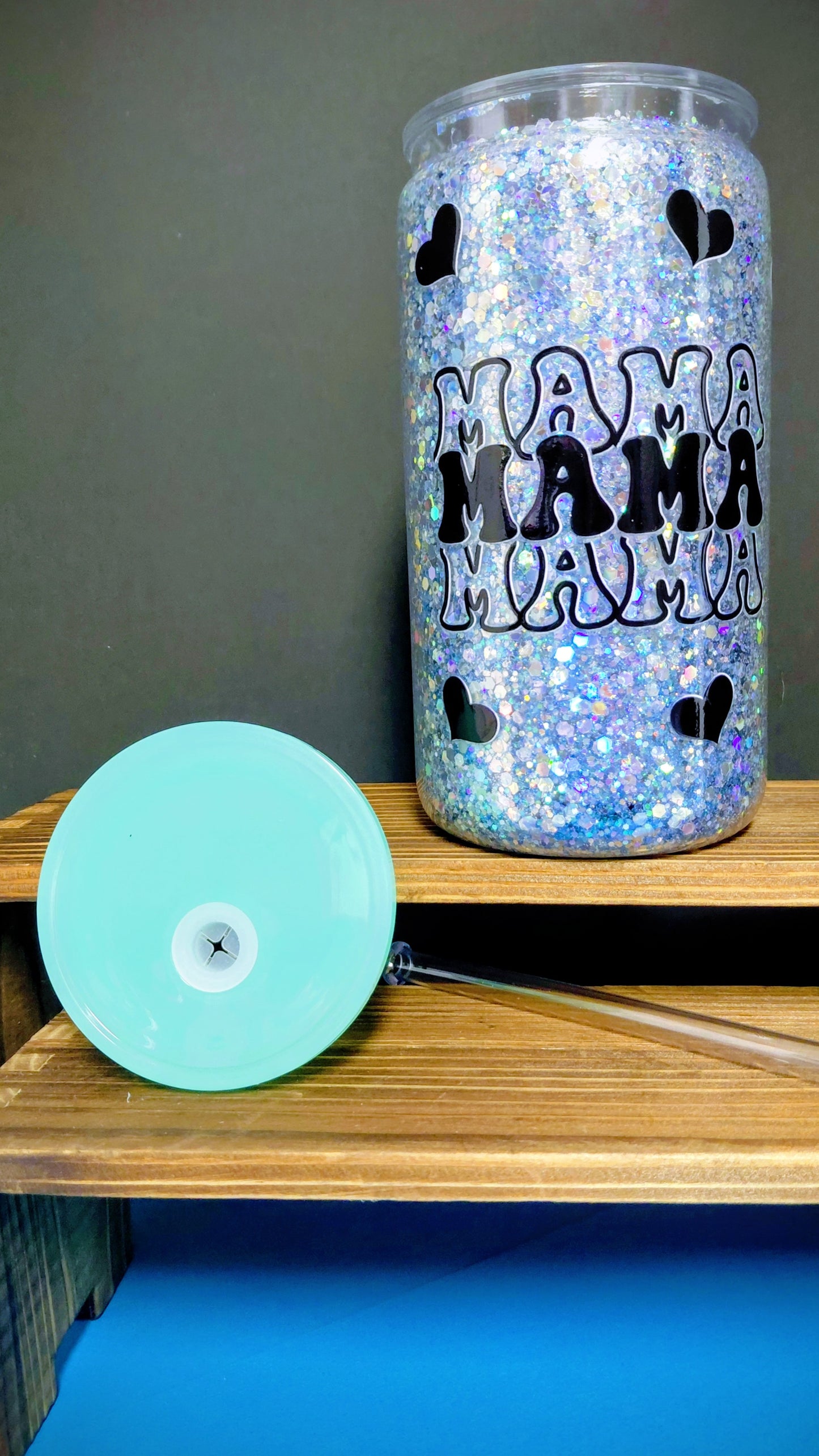 16oz Glitter Tumbler 2