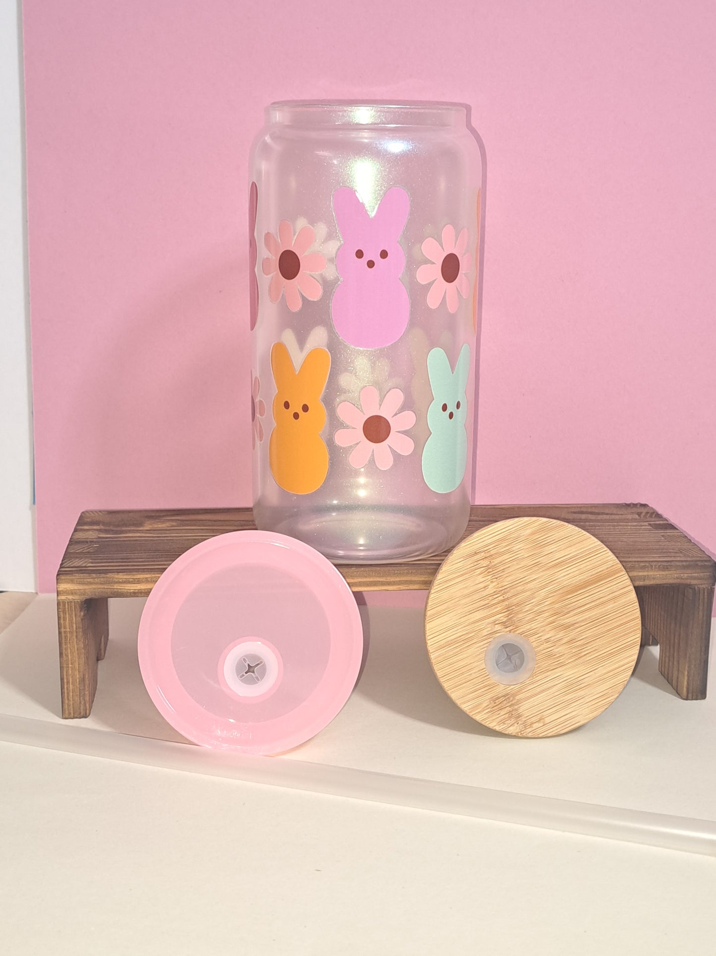 16oz Iridescent Glass Tumbler