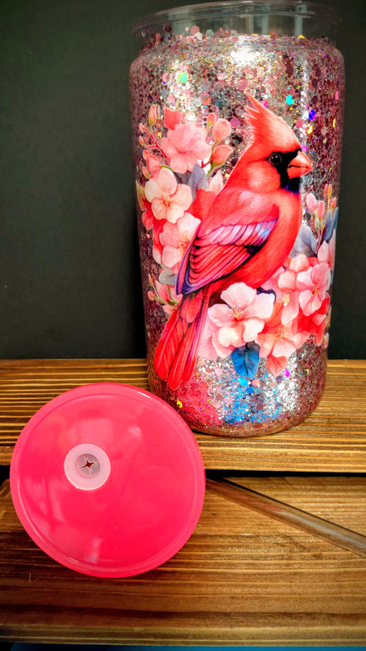 16oz Glitter Tumbler
