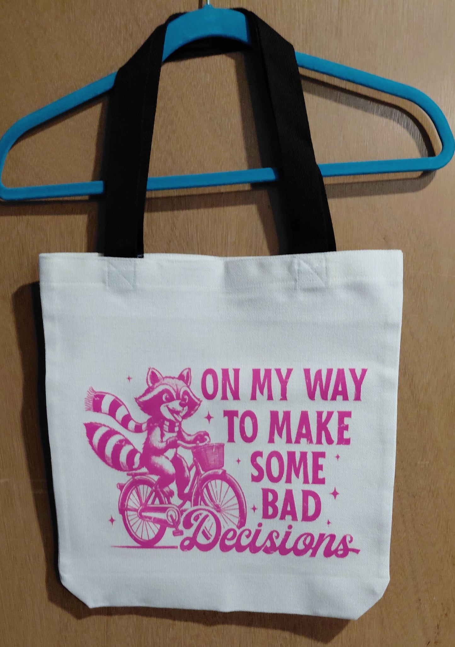 #1 Linen Tote Bag 15"X16" (Pink)