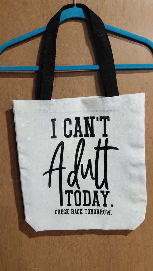 #5 Linen Tote Bag 15"X16"