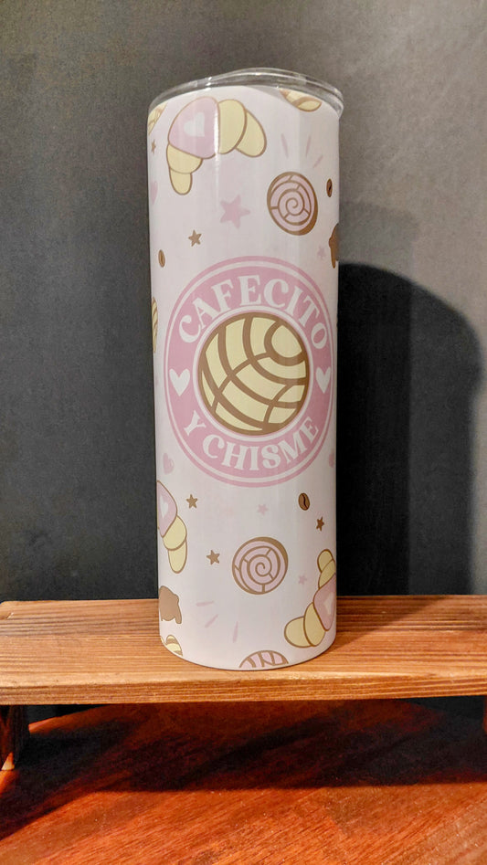 20oz Tumbler #1 Cafecito Y Chisme