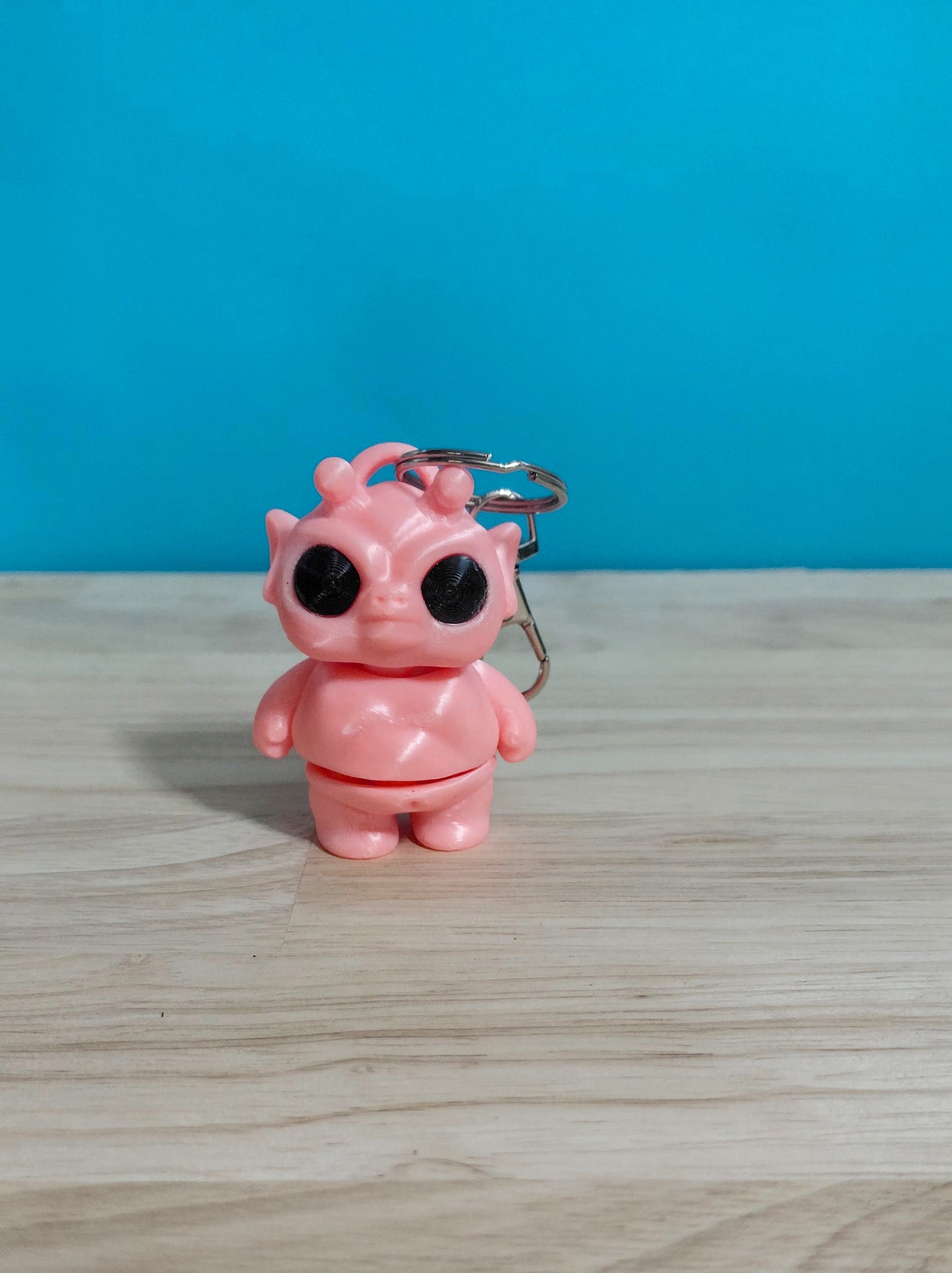 Pink Alien Key Chain
