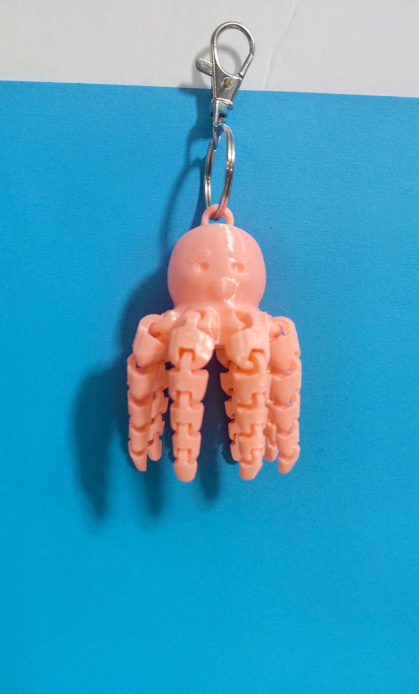 Pink Octopus Key Chain