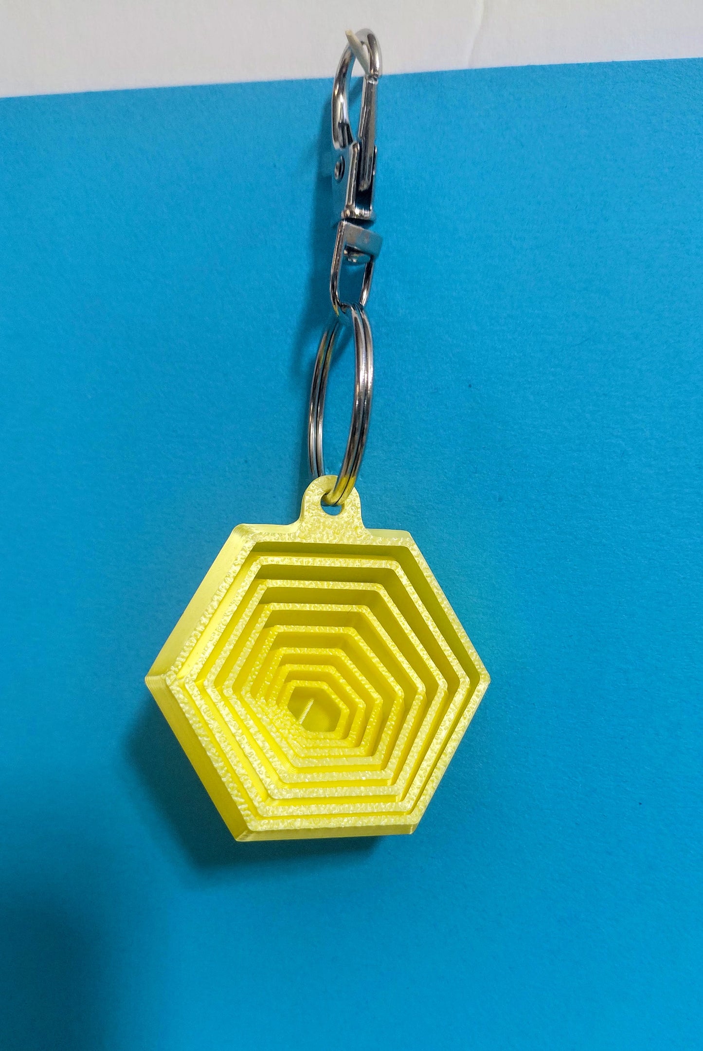 Hexagon Fidget Keychain