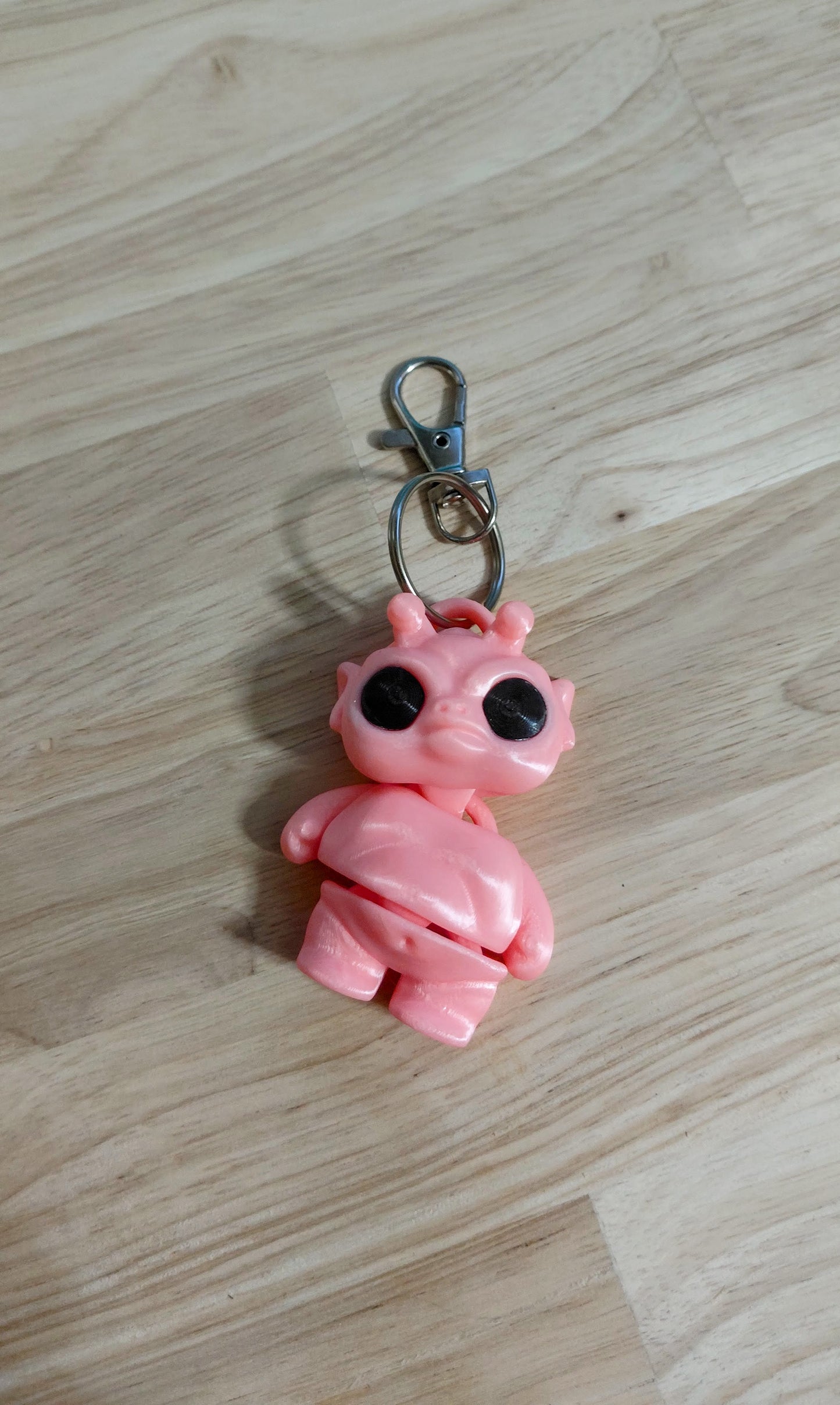 Pink Alien Key Chain