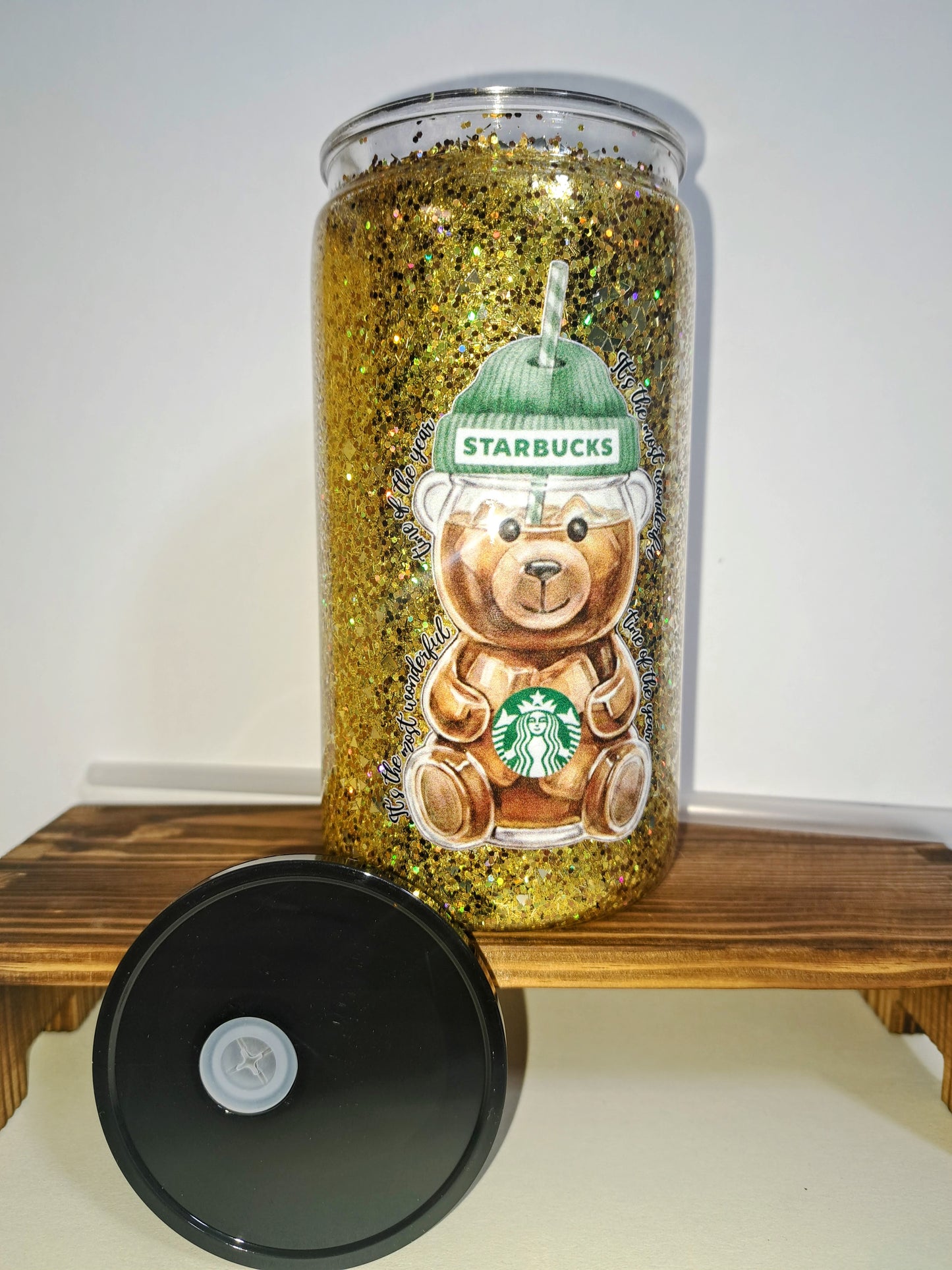 16oz Glitter Tumbler