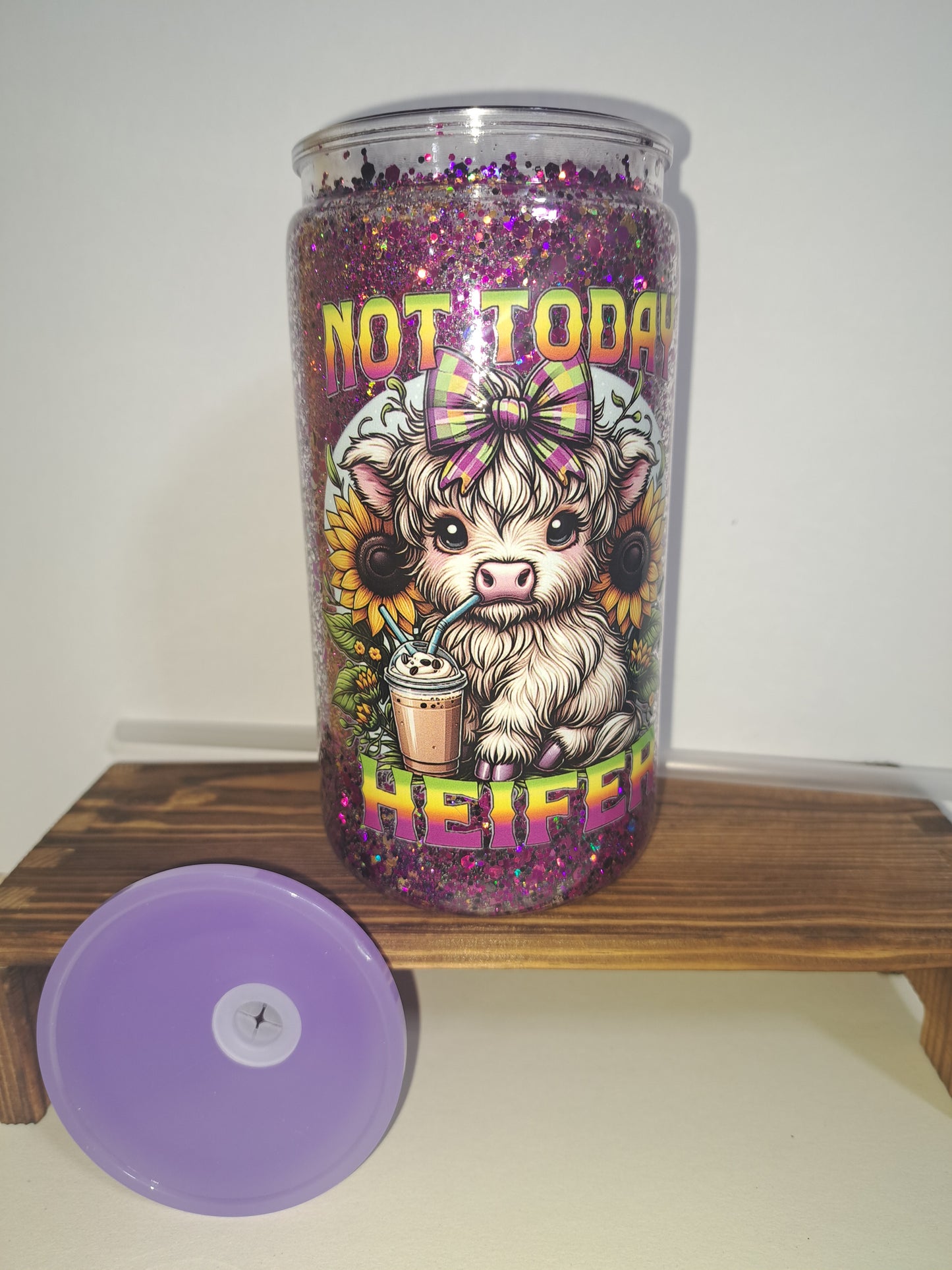 16oz Glitter Tumbler