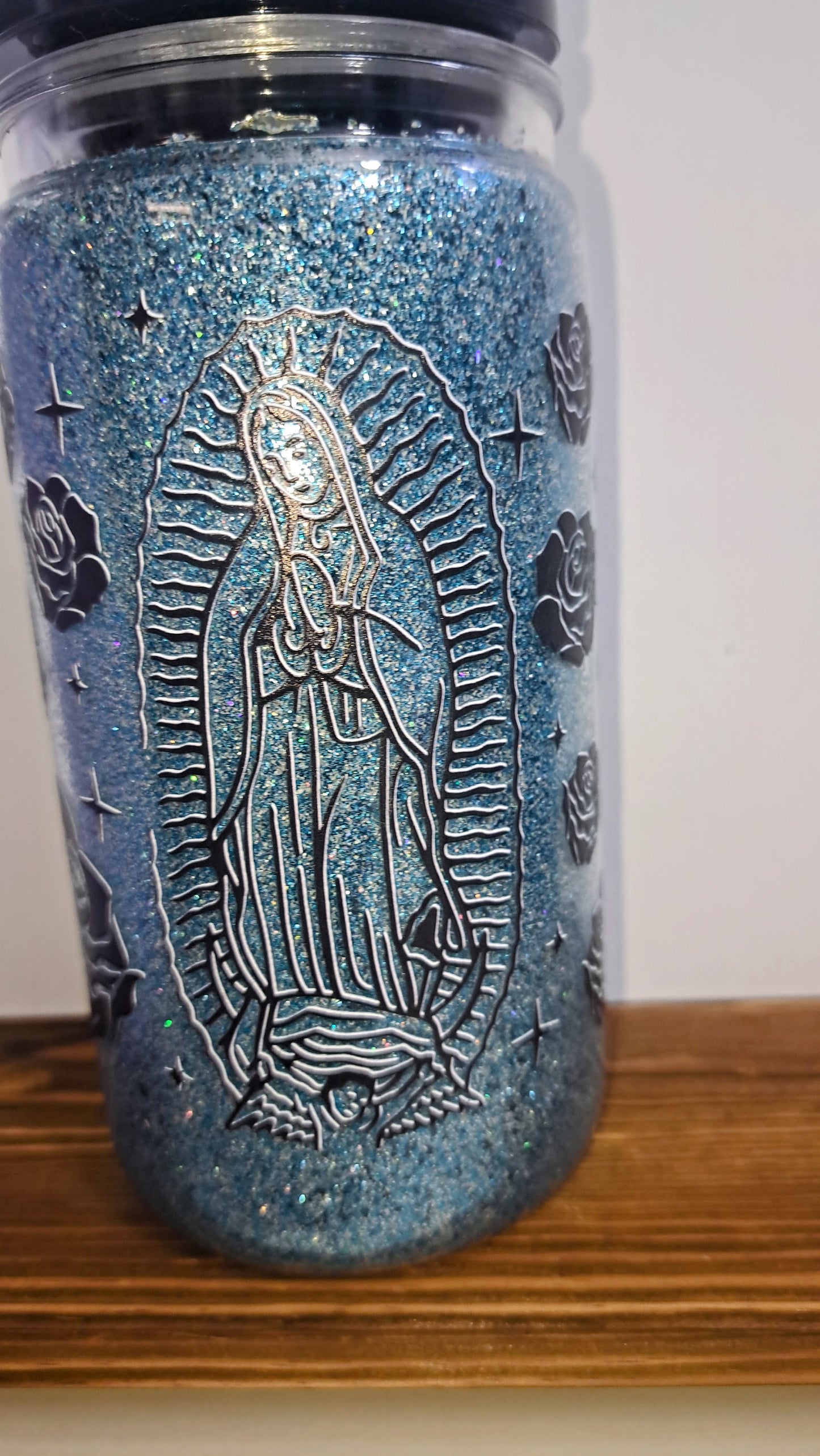16oz Glitter Tumbler