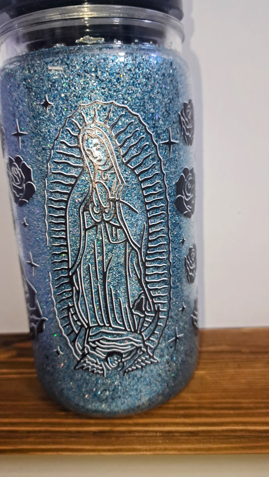 16oz Glitter Tumbler