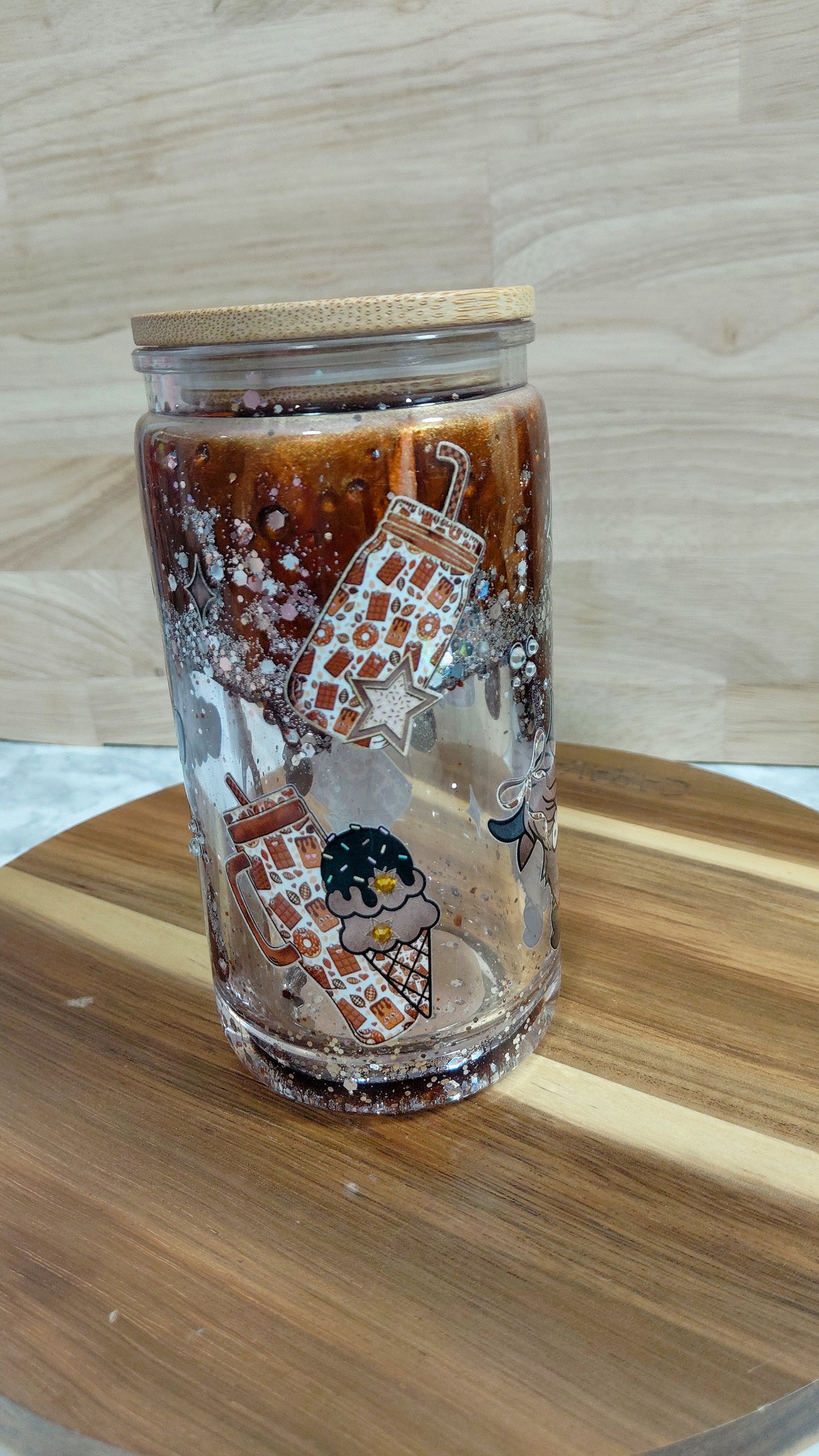 16oz Lava Tumbler with Bamboo lid