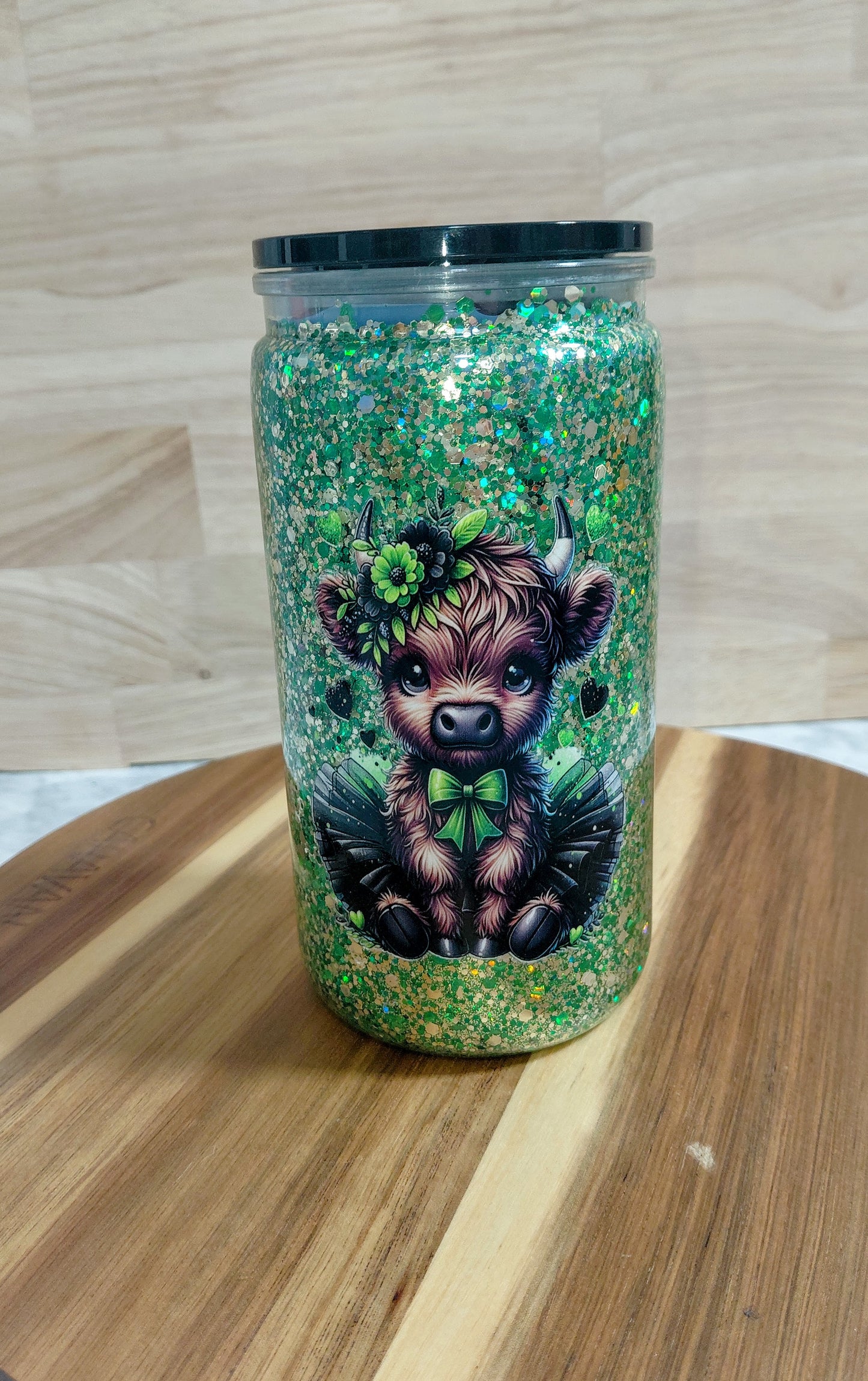 16oz Glitter Tumbler