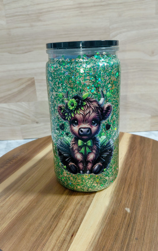 16oz Glitter Tumbler