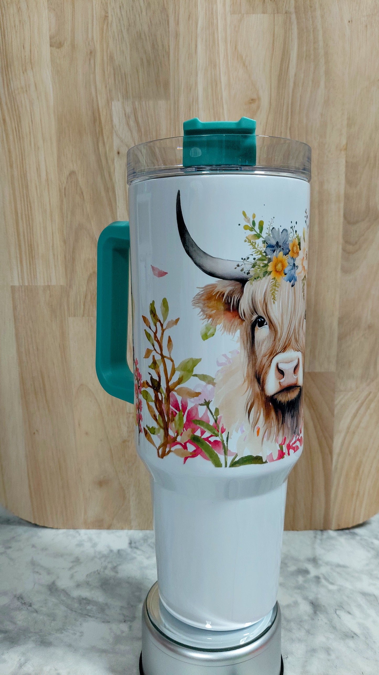 40oz Tumbler #1 Teal