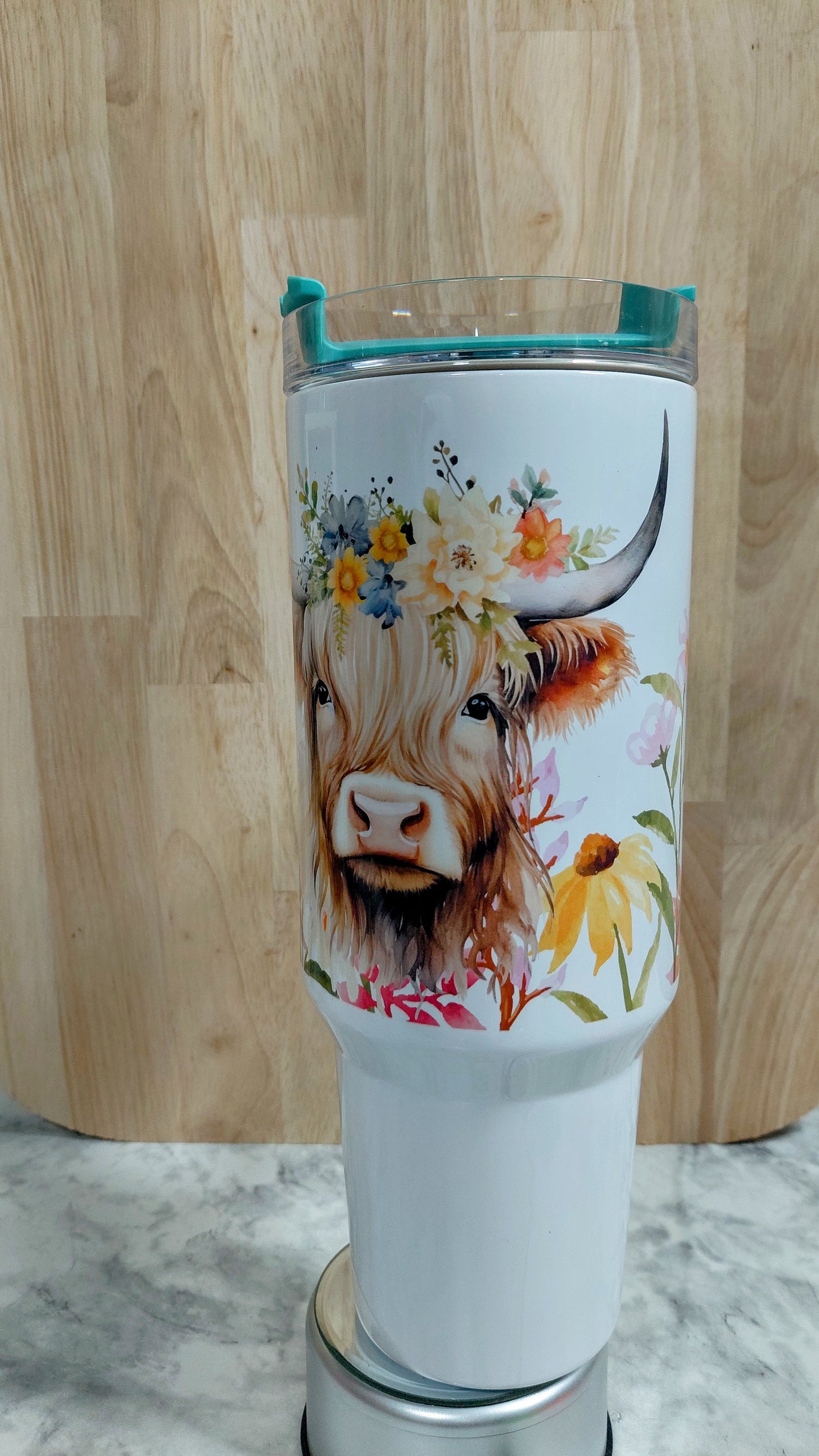 40oz Tumbler #1 Teal