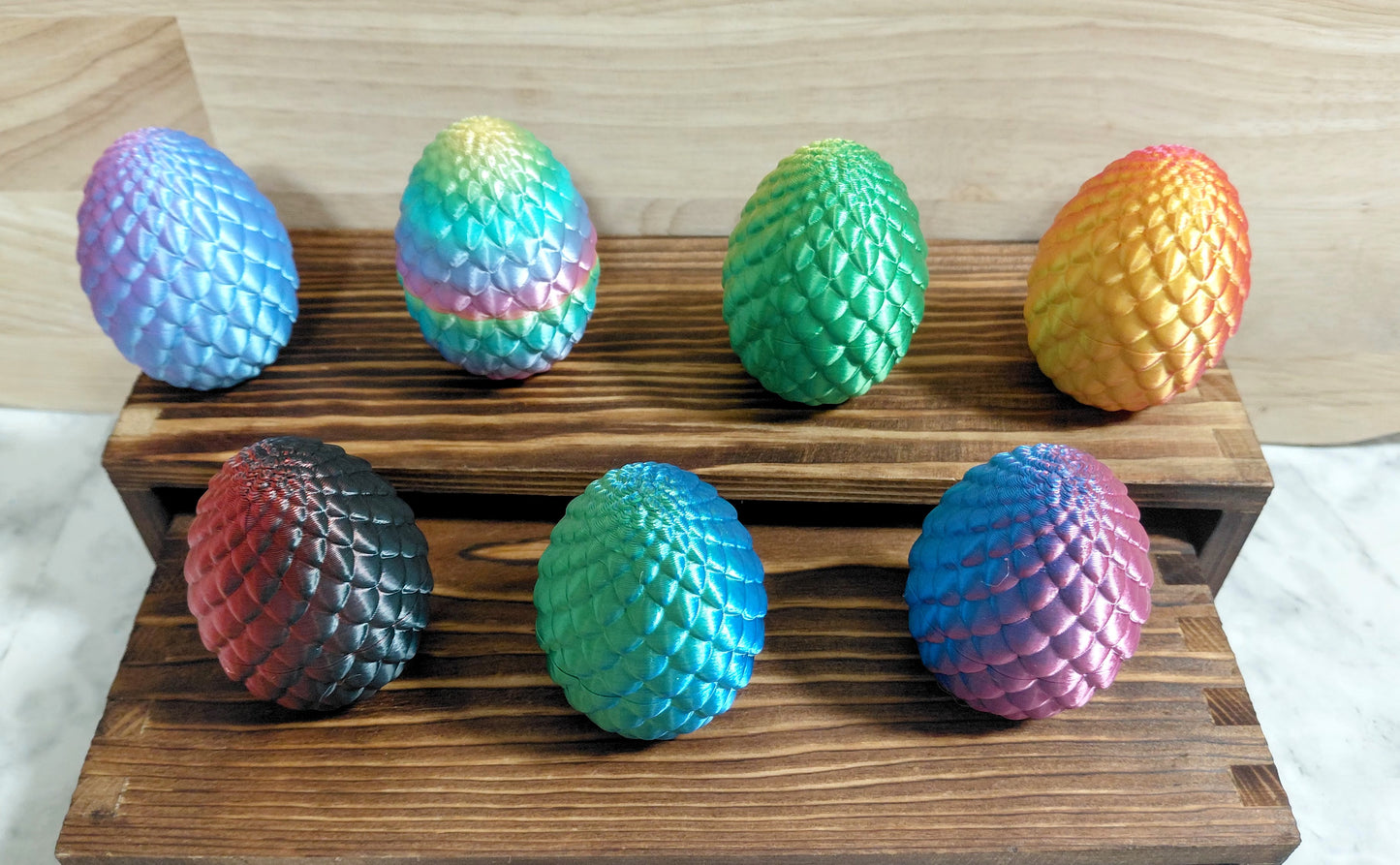 3D Printed Dragon with Egg