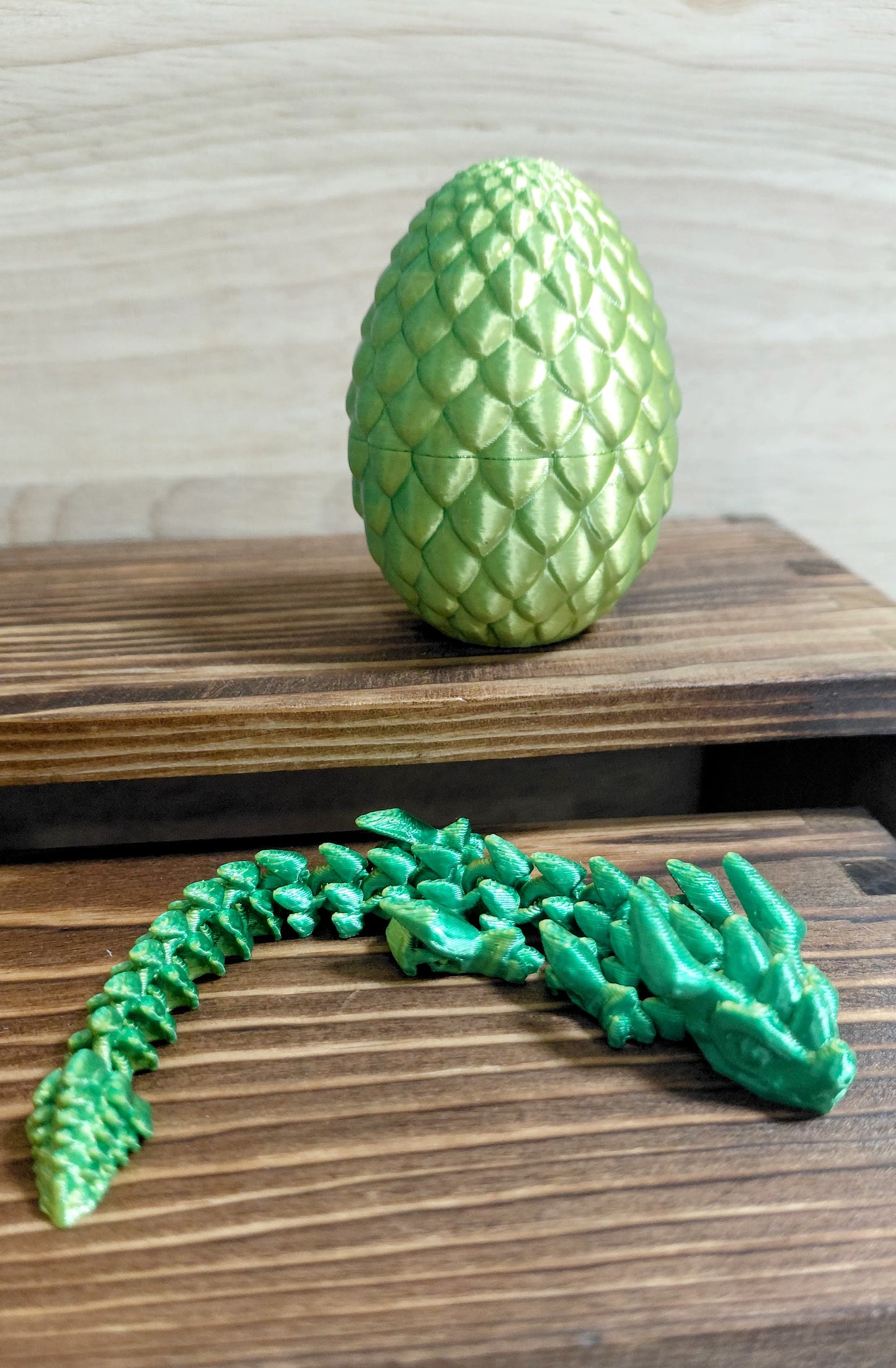 3D Printed Dragon with Egg
