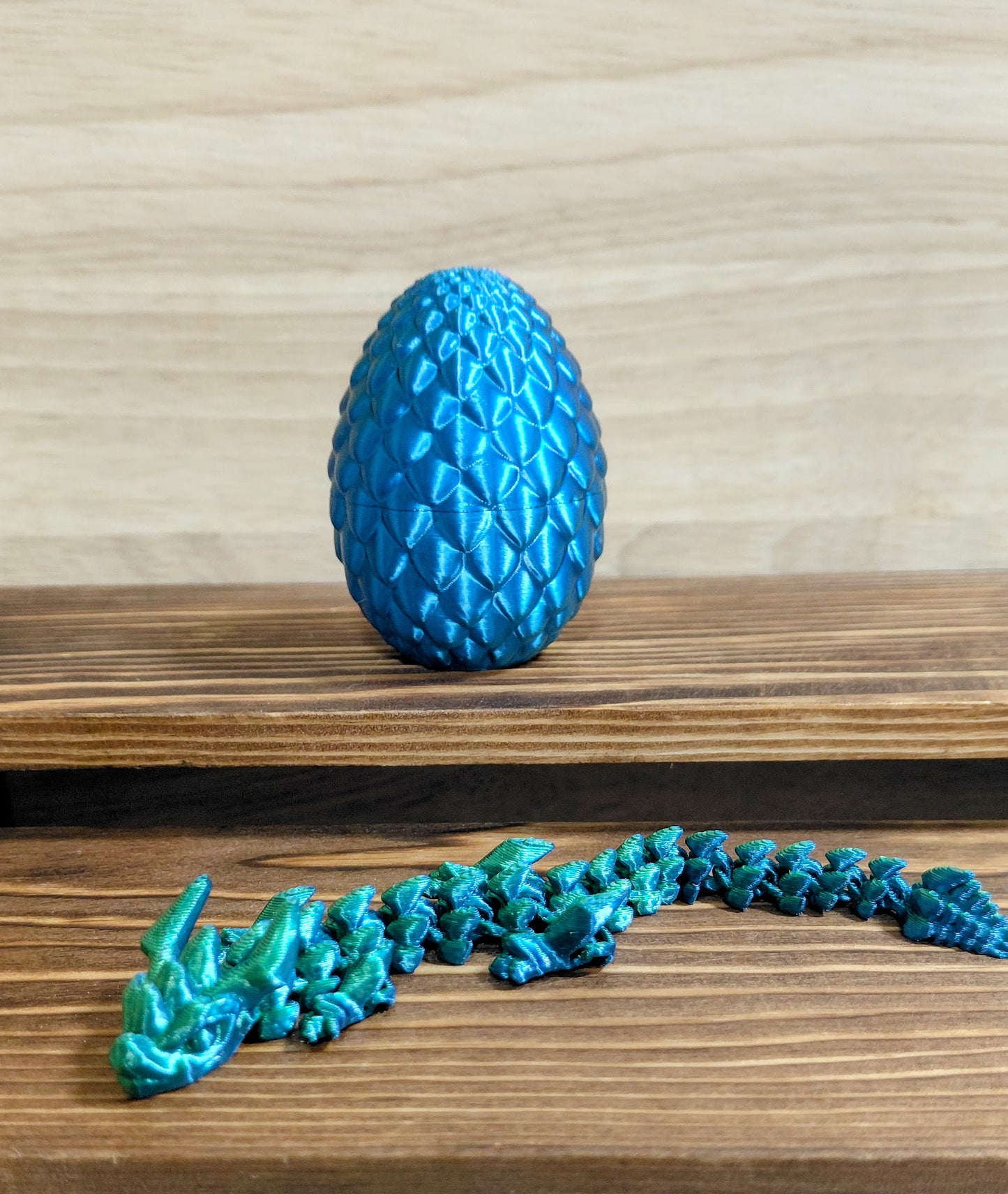3D Printed Dragon with Egg