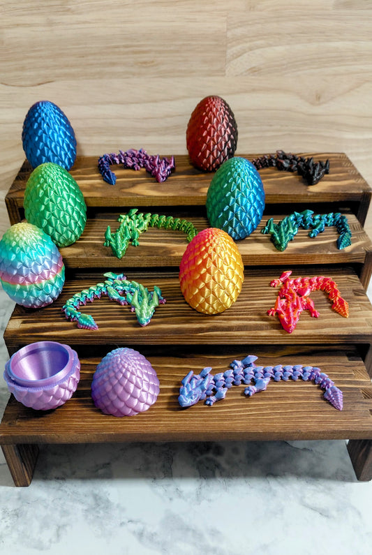3D Printed Dragon with Egg