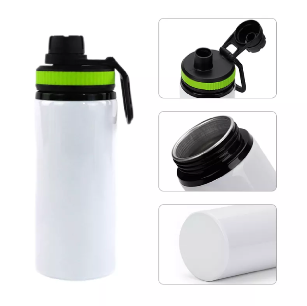 20oz Single Aluminum Wall with Plastic Mouth 2
